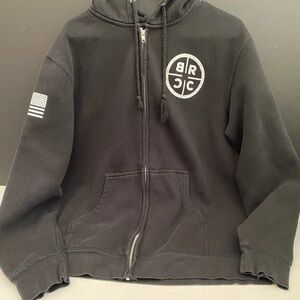 Black Zip-Up Hoodie